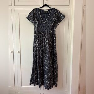 Christy Dawn Greta Dress in Oat Straw Blue